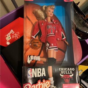 Barbie NBA Doll in Red and Black Outfit